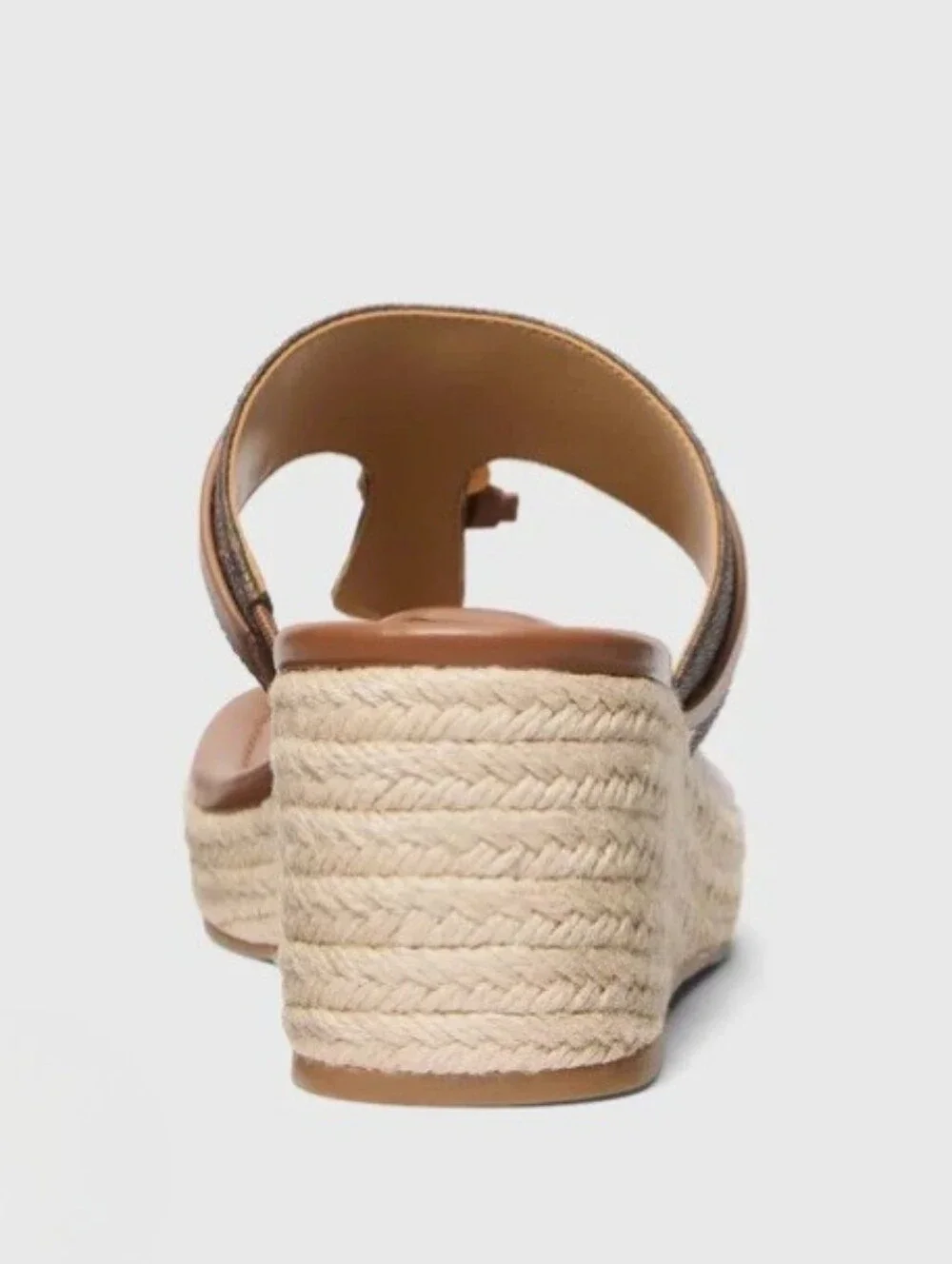 Michael Kors Zoe Signature Logo Wedge Sandal